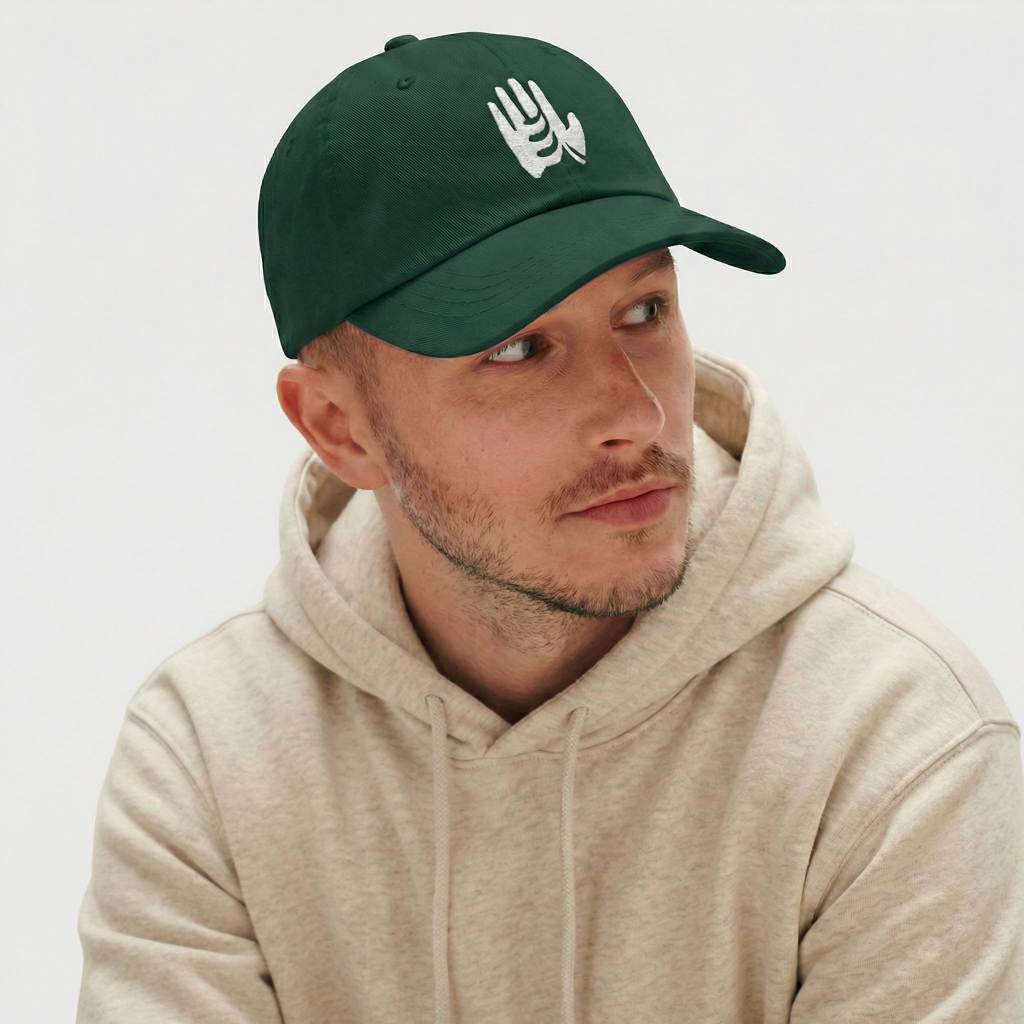 Integrity Hat - 100% Cotton Twill - Spruce w/ White Embroidered Logo